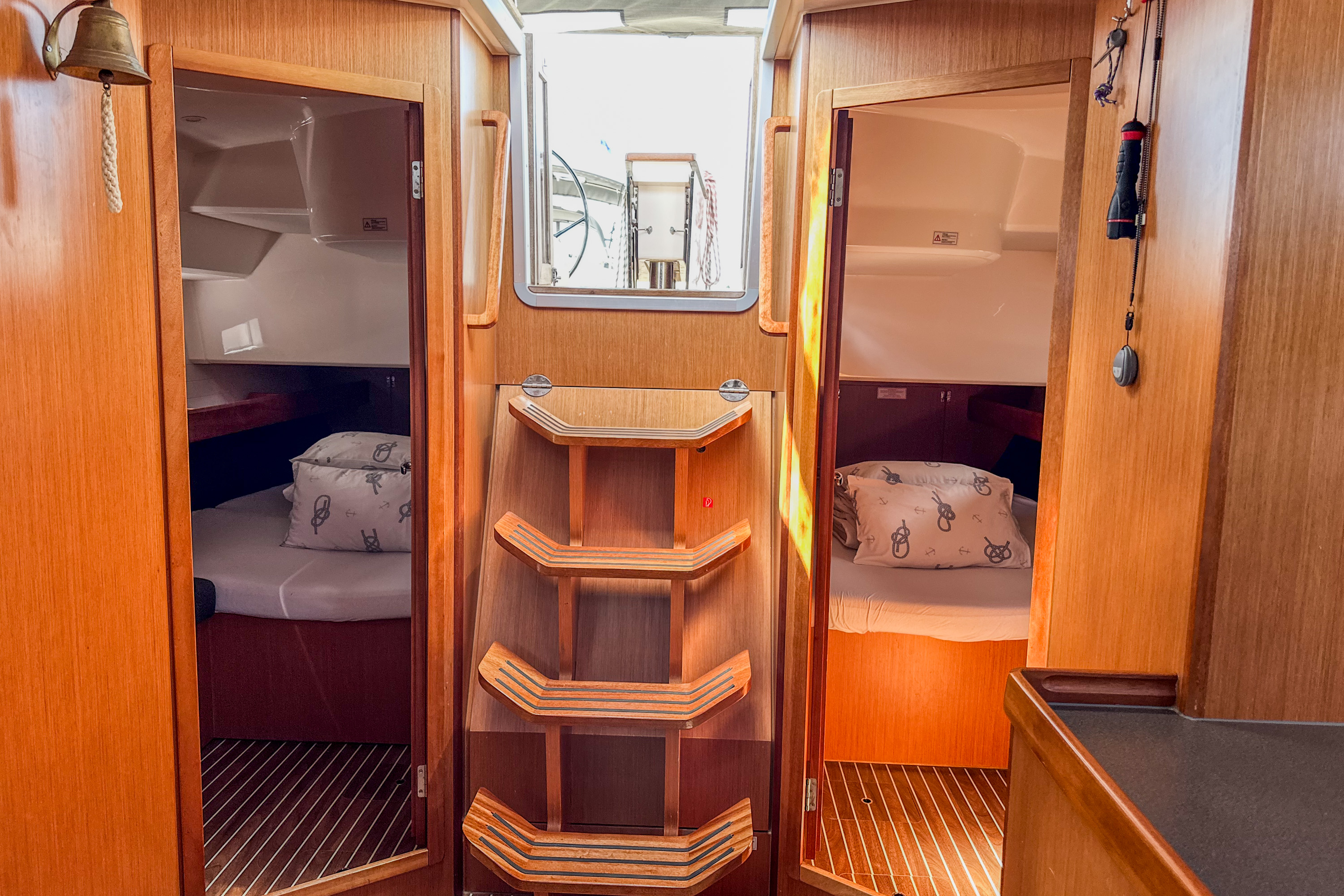 Avior’s aft cabins