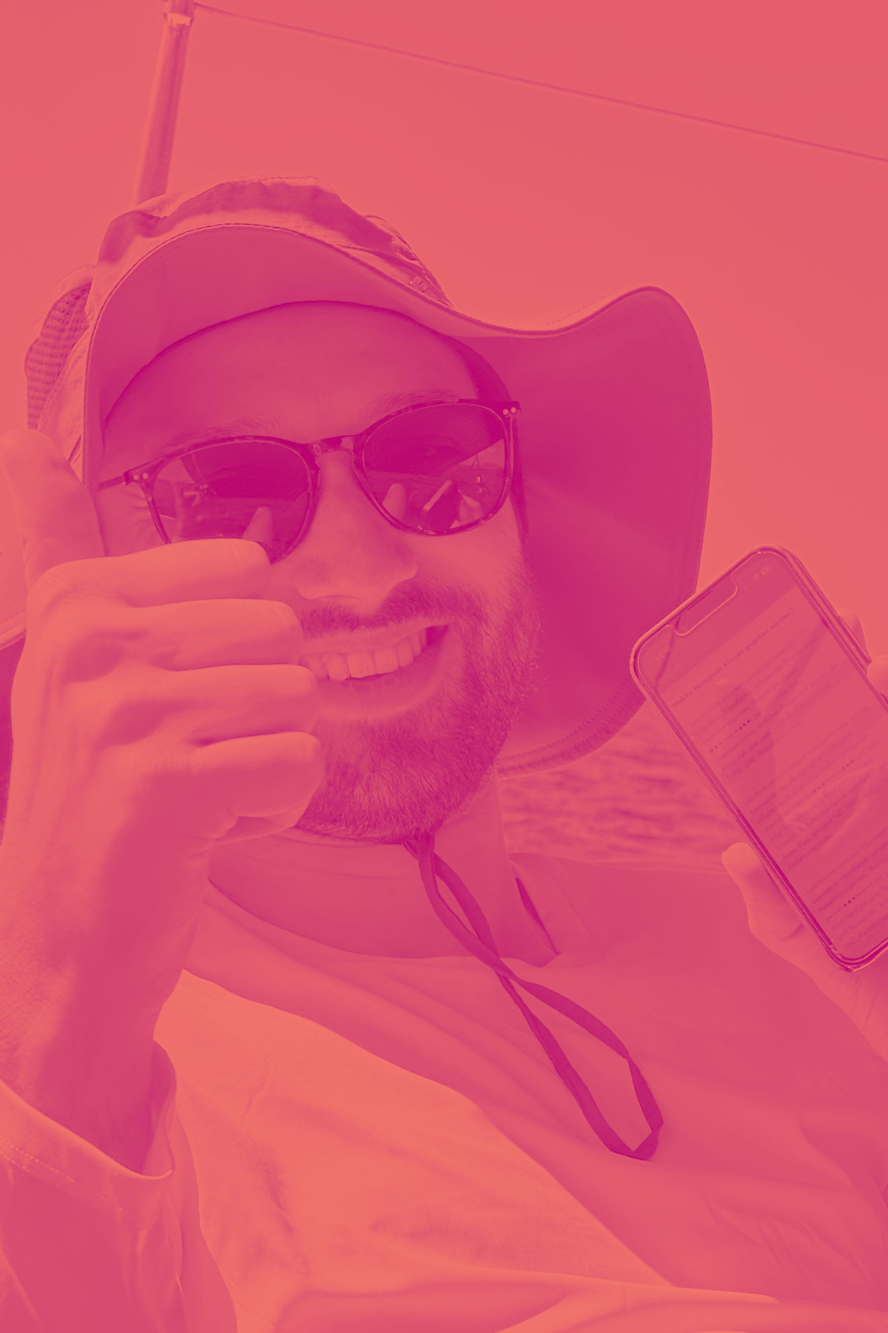 Jannik mit der App